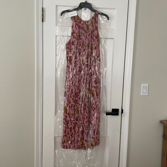 ElyseWalker Pink Floral Evening Dress Size M NWT - Picture 1 of 4